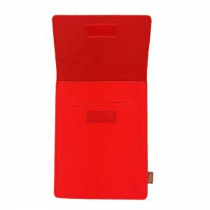 9.7 - 10.5" Tasche für Tablet eBook-Reader Hülle aus Filz Sleeve Schutzhülle rot Bild 6
