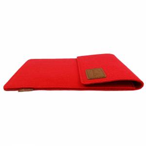 9.7 - 10.5" Tasche für Tablet eBook-Reader Hülle aus Filz Sleeve Schutzhülle rot Bild 7