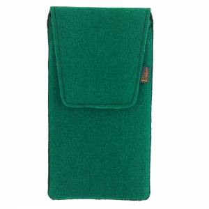 Schutzhülle Gürteltasche Hülle Etui Filztasche Tasche für Samsung S6 S7 (Edge) S8 Plus, Grün Bild 2