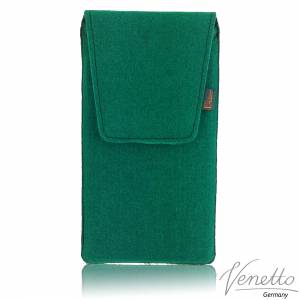 Schutzhülle Gürteltasche Hülle Etui Filztasche Tasche für Samsung S6 S7 (Edge) S8 Plus, Grün Bild 3