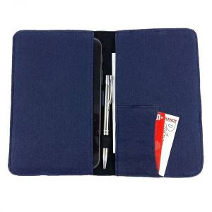 7 Zoll Tablethülle Schutzhülle Schutztasche Etui Tasche aus Filz für Tablet eBook, Blau dunkelblau Bild 3