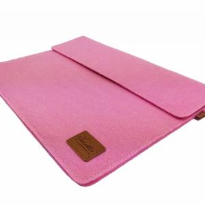 Bis 13,3 Zoll Hülle Tasche für 13 " MacBook, Ultrabook Notebook Hülle aus Filz Schutzhülle Pink Bild 3