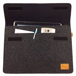 15,4" Hülle Tasche Laptoptasche Sleeve für MacBook Pro 15, MacBook Pro 16" Laptop PC schwarz Bild 2