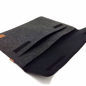 15,4" Hülle Tasche Laptoptasche Sleeve für MacBook Pro 15, MacBook Pro 16" Laptop PC schwarz Bild 3