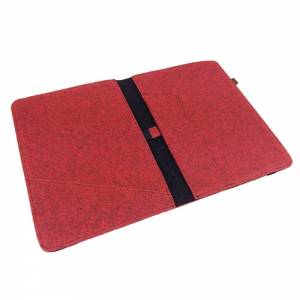 Bis 13 Zoll Tablet Tasche Hülle für MacBook Air Laptop Notebbok sleeve Filztasche Hülle Filz rot Bild 2
