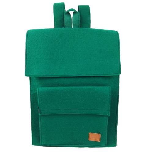 Venetto Rucksack Tasche aus Filz Filzrucksack unisex handgemacht grün