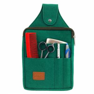 Multifunktions Bauchtasche Allzweck Tasche Hülle aus Filz für Zuhause oder Arbeit, Grün Dunkelgrün Bild 5