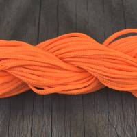 Makrameeband in "orange", 3 Meter, 1 mm, Polyesterschnur Bild 1