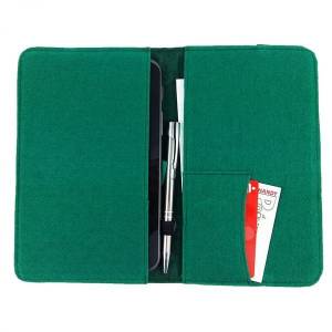 9,1 - 10,1 Zoll Tablethülle Schutzhülle Etui Hülle aus Filz für Tablet grün Bild 3