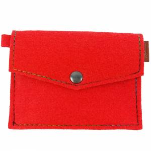Mini Damen-Portemonnaie Damenbörse Geldtasche rot Bild 1