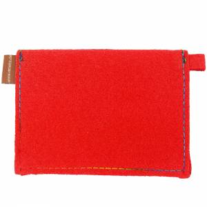 Mini Damen-Portemonnaie Damenbörse Geldtasche rot Bild 5