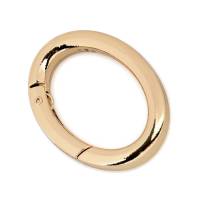 Karabiner Ring Oval 19/29mm Silber Gold Schwarz Altmessing Bild 3