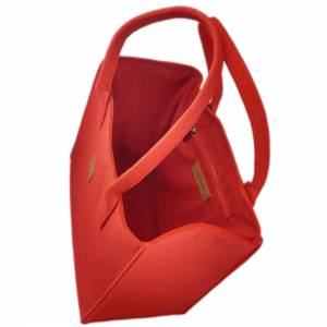 Red Shopper Damentasche Handtasche Filztasche Filz rot Bild 3