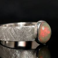 Unikat Opalring - Silberring mit Opal - Designerstück aus 925 Sterling Silber - handmade mit top Opal Bild 2