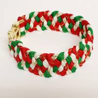 Weihnachtliches Halsband, Hundehalsband Weihnachten Bild 1