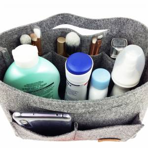 Taschenorganizer Kulturtasche Kulturbeutel Schminktasche  Make-Up Tasche Handtasche Organizer – Bag in Bag für Zubehör Bild 5
