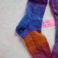 Baby-Söckchen, handgestrickte Socken, SchuhGr 20/21, 15 Monate, Kleidergr. 80/86 Bild 4