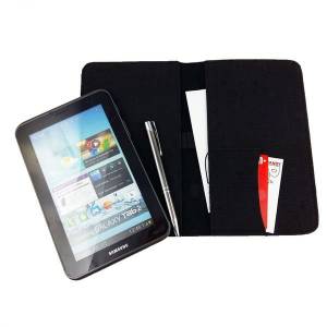 7 Zoll Tablethülle Schutzhülle aus Filz Tasche für Tablet eBook Tablettasche, Schwarz Bild 1