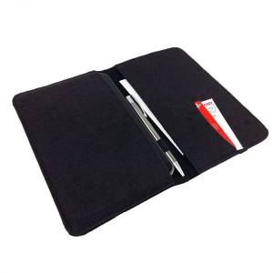 7 Zoll Tablethülle Schutzhülle aus Filz Tasche für Tablet eBook Tablettasche, Schwarz Bild 3