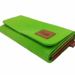 Langes Damen Portemonnaies Geldbörse Geldtasche wallet grün Bild 1