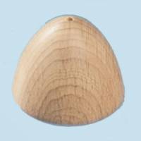 Drahtsteckerhalter kegelförmig aus Holz Bild 1