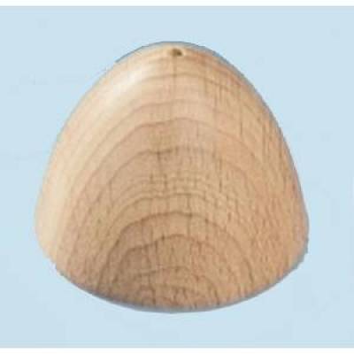 Drahtsteckerhalter kegelförmig aus Holz