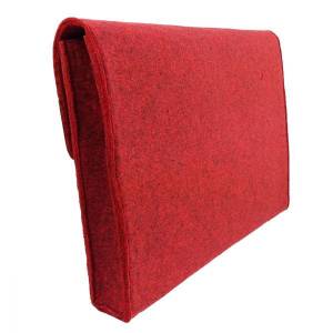 Handtasche Filztasche Aktentasche DIN A4 Business Arbeitstasche Tasche aus Filz, Rot meliert Bild 2