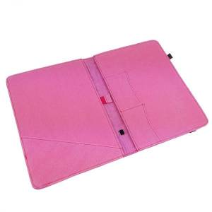 9,1 - 10,1 Zoll Tablethülle Schutzhülle Hülleaus Filz Filztasche Tablettasche Klapptasche Schutztasche für Tablet, Pink Bild 3