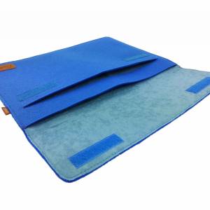 Tasche für 13 MacBook Tasche Sleeve Case Hülle aus Filz  Filztasche für Notebook Laptop Blau hell Bild 2