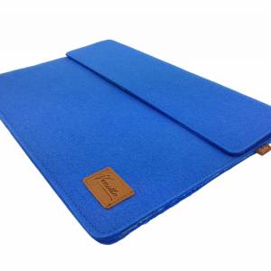 Tasche für 13 MacBook Tasche Sleeve Case Hülle aus Filz  Filztasche für Notebook Laptop Blau hell Bild 3
