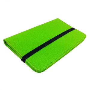 9,1 - 10,1 Zoll Tablethülle Tasche für eBook Hülle aus Filz Grün Bild 3