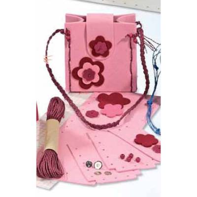 TRENDYbag Taschen-Bastelset Roma Rosa