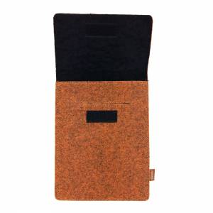 9.7 - 10.5" Tasche für Tablet eBook-Reader Hülle aus Filz Sleeve Schutzhülle orange meliert Bild 6