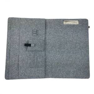 13,4 - 15,6 Zoll Hülle Organizer Tasche Hülle Schutzhülle für Laptop Tablet Handy, Grau Bild 2