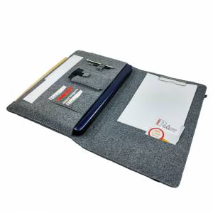 13,4 - 15,6 Zoll Hülle Organizer Tasche Hülle Schutzhülle für Laptop Tablet Handy, Grau Bild 7