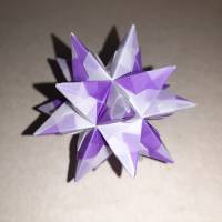 Origami Bastelset Bascetta 10 Sterne transparent pastell 5,0 cm x 5,0 cm Bild 2