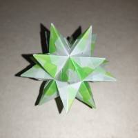 Origami Bastelset Bascetta 10 Sterne transparent pastell 5,0 cm x 5,0 cm Bild 4