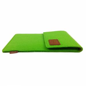 9.7 - 10.5" Tasche für Tablet eBook-Reader Hülle aus Filz Sleeve Schutzhülle Grün hell Bild 4