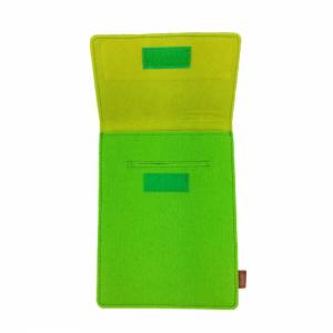 9.7 - 10.5" Tasche für Tablet eBook-Reader Hülle aus Filz Sleeve Schutzhülle Grün hell Bild 5