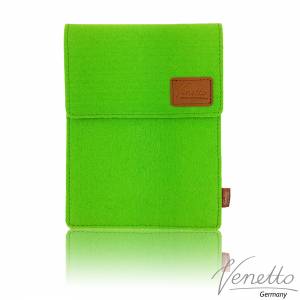 9.7 - 10.5" Tasche für Tablet eBook-Reader Hülle aus Filz Sleeve Schutzhülle Grün hell Bild 8