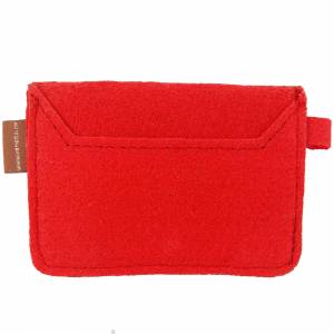 Mini Kinder-Portemonnaie Geldbörse Tasche Filz rot Bild 8