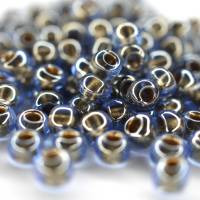Toho Seed Beads 6/0 Gold-Lined Lt Montana Blue Bild 1