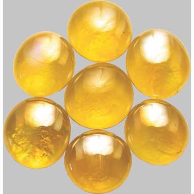 Glasnugget 15-20 mm Gelb irisierend
