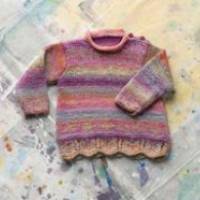 50g Lang Yarns Mille Colori Baby, Fb. 96, rosa/grau Bild 8