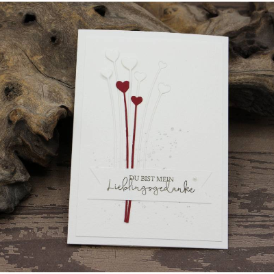 Liebeskarte, Karte zum Valentinstag, Grußkarte für deinen Herzensmensch