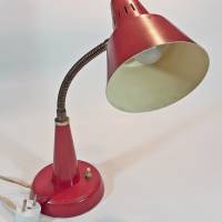 Vintage Schreibtischlampe / Lampe rot Schweden Bild 2