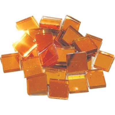 Spiegel-Mosaik 20x20 mm Goldgelb