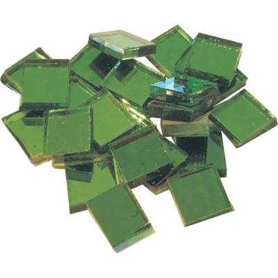 Spiegel-Mosaik 20x20 mm Grün