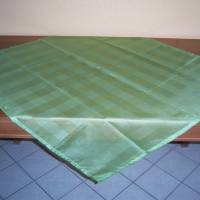 Tischläufer-Leichtläufer oder Mitteldecke, lindgrün-karo-Karo, 40x140cm, waschbar bis 40°, pflegeleicht, Bild 2