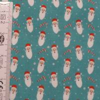 11,90 EUR/m Stoff Baumwolle Santa Claus Weihnachten auf weiß Bild 6
